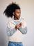 Sleeveless hooded zip-up cardigan for girls beige 