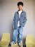 Denim shirt for boys stone 