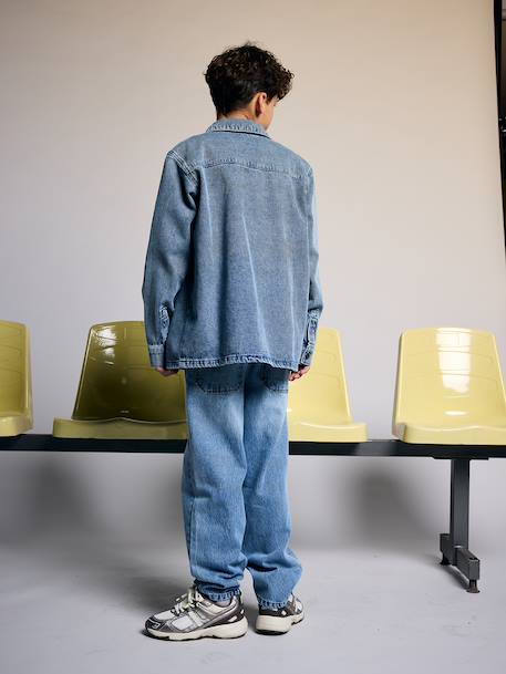 Denim shirt for boys stone 