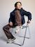 Velvet Cargo Trousers, JONEN anthracite+hazel 