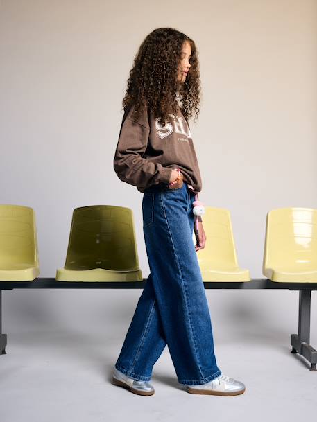 Loose-Fit Jeans for Girls, JONEN deep blue+denim grey+medium blue 