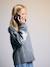 Long-sleeved knit jumper for girls grey 