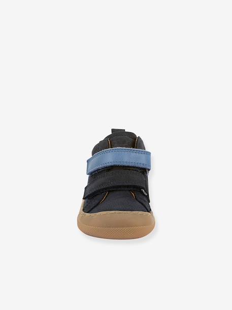 Barefoot trainers MALY Froddo for baby deep blue+old rose 