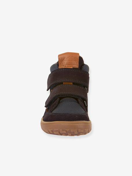 Barefoot TEX WOOL FRODDO children's boots blue+camel+deep blue+slate grey 