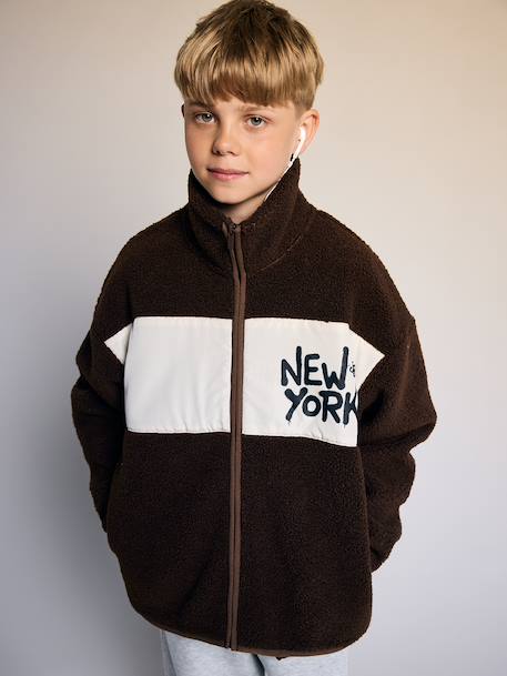 Zip-up sweatshirt for boys hazel 