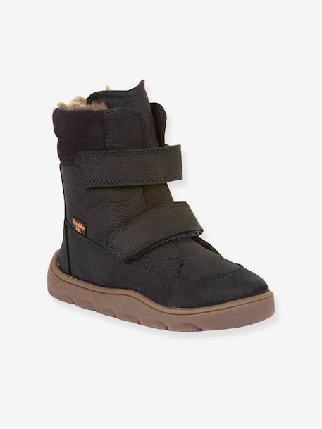ZERU TEX WINTER BAREFOOT FRODDO barefoot boots for children deep blue+golden pink+petrol blue 