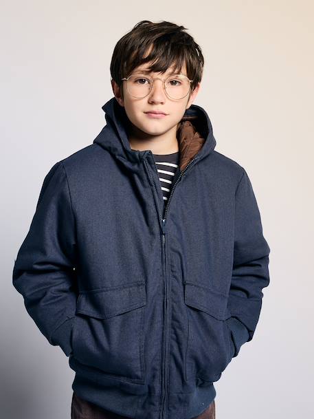 Canvas Jacket, JONEN caramel+slate grey 
