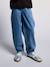 Barrel jeans for girls medium blue 