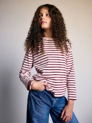 Girls-Long-sleeved striped T-shirt for girls