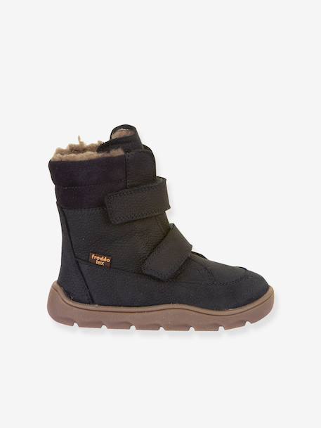 ZERU TEX WINTER BAREFOOT FRODDO barefoot boots for children deep blue+golden pink+petrol blue 