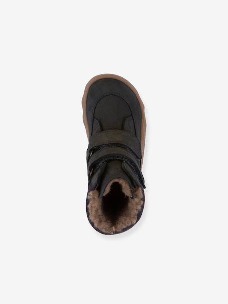 ZERU TEX WINTER BAREFOOT FRODDO barefoot boots for children deep blue+golden pink+petrol blue 