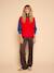 Maternity wide-leg trousers chocolate 