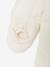 Newborn pramsuit with hood ecru 