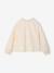 Long-sleeved blouse for girls ecru 