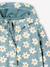 Printed hooded raincoat for girls green+multicoloured+navy blue+vanilla 