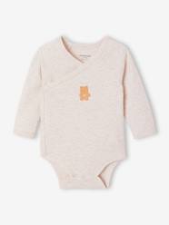 Baby-Bodysuits & Sleepsuits-Pack of 5 long-sleeved bodysuits for newborns