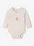 Pack of 5 long-sleeved bodysuits for newborns beige 