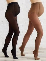 Pack of 2 pairs of opaque Maternity tights