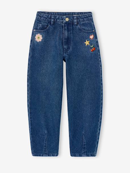 Balloon jeans for girls medium blue 