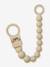Beaded dummy clip BIBS beige+blush+ecru+petrol blue+sage green 