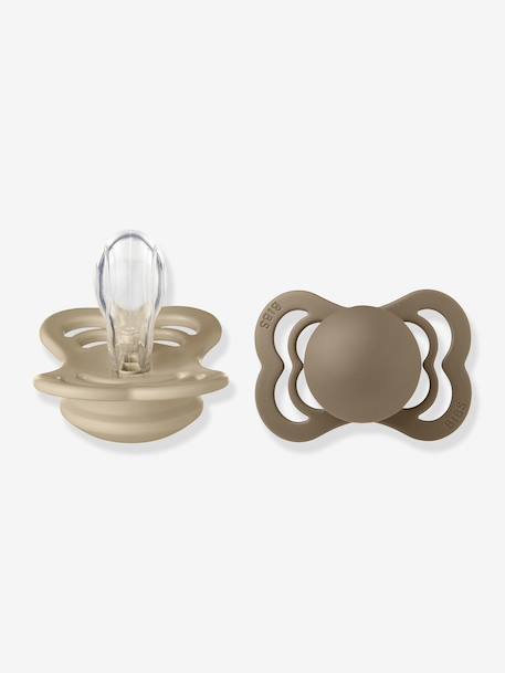 Pack of 2 Supreme dummies BIBS beige 
