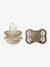 Pack of 2 Supreme dummies BIBS beige 