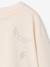 Long-sleeved T-shirt with rhinestone detail for girls ecru 