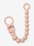 Beaded dummy clip BIBS beige+blush+ecru+petrol blue+sage green 
