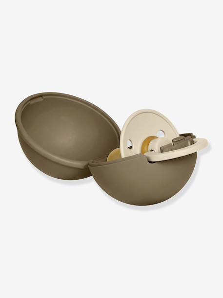 Colour dummy and mini case BIBS beige+ecru 