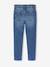 Slim-fit jeans for girls light blue+medium blue 