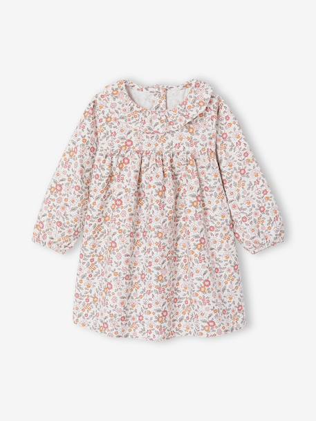 Baby dress + cardigan + band for head accessories for hair set old rose+vanilla 