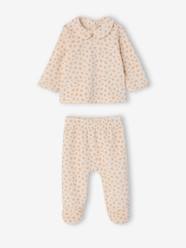 -Pack of 2 pyjamas with back opening for baby girls