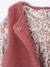 Baby dress + cardigan + band for head accessories for hair set old rose+vanilla 