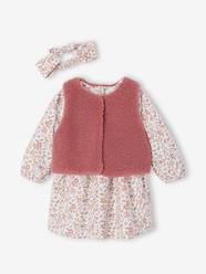 Baby-Baby dress + cardigan + band for head accessories for hair set