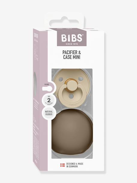 Colour dummy and mini case BIBS beige+ecru 