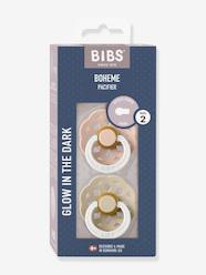 Nursery-Mealtime-Pack of 2 Boheme night dummies BIBS