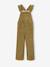 Corduroy pinafore dungarees for girls olive 