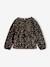 Sequin sweatshirt for girls chocolate 