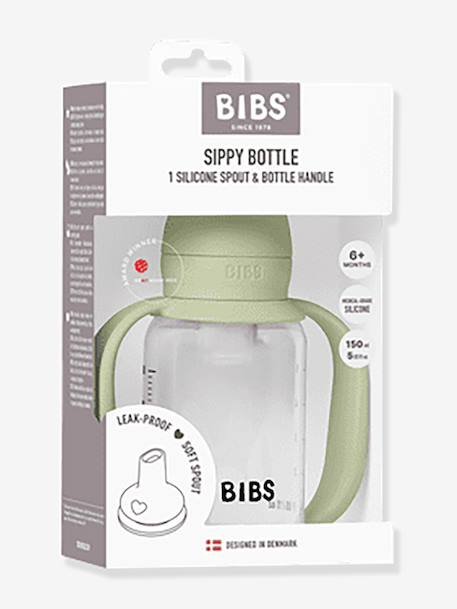 150 ml training cup bottle BIBS ecru+sage green 