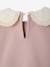 Sweatshirt with Peter Pan collar for girls pale pink 