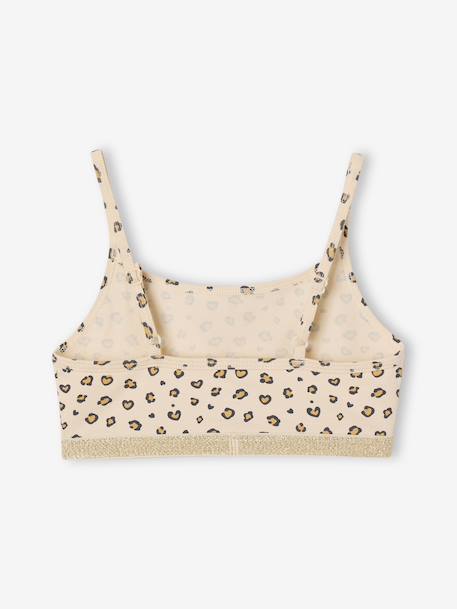Pack of 2 bras for girls beige 