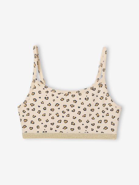 Pack of 2 bras for girls beige 