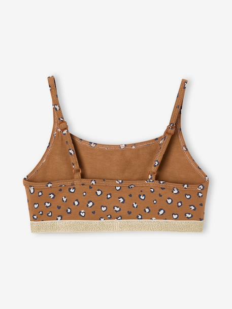 Pack of 2 bras for girls beige 