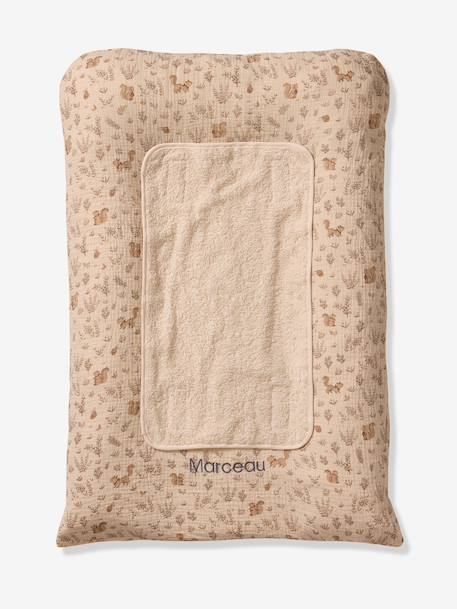 Nutty cotton gauze changing mat twine 