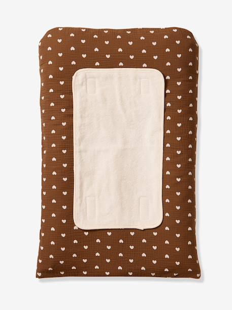 Pack of 2 changing mat covers chocolate 