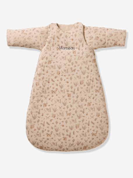 Nutty cotton muslin baby sleep bag twine 