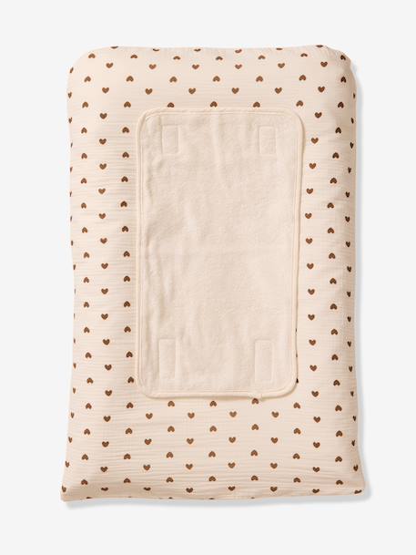 Pack of 2 changing mat covers chocolate 