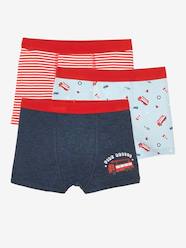 Pack of 3 "Fire-fighter" Boxer Shorts for Boys
