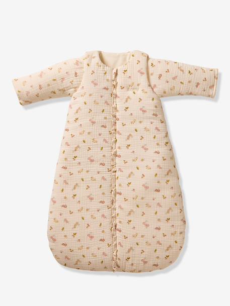 Cocotte cotton muslin baby sleep bag ecru 
