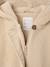 Hooded sherpa coat for girls ecru 
